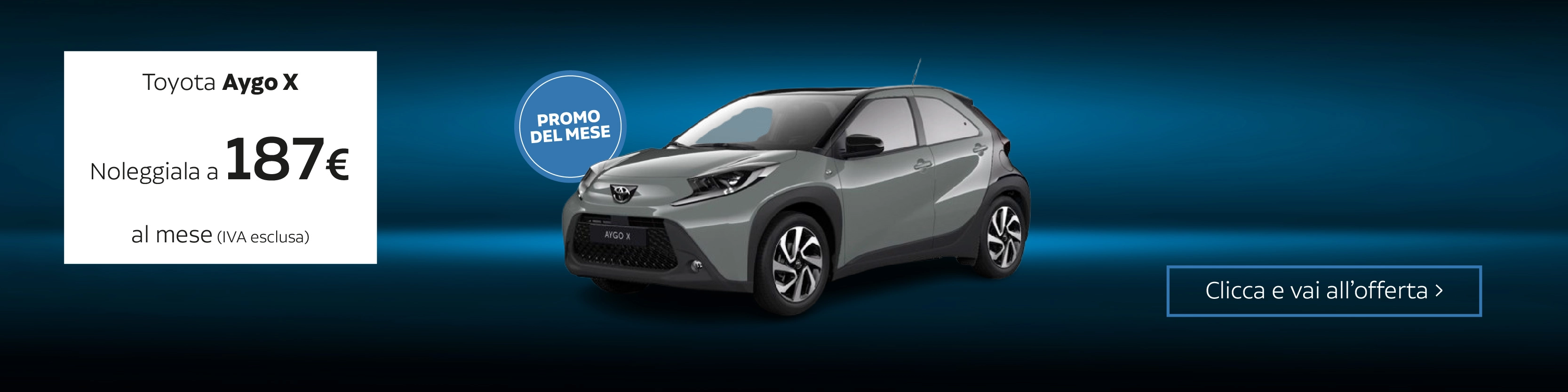 noleggio Toyota Aygo X