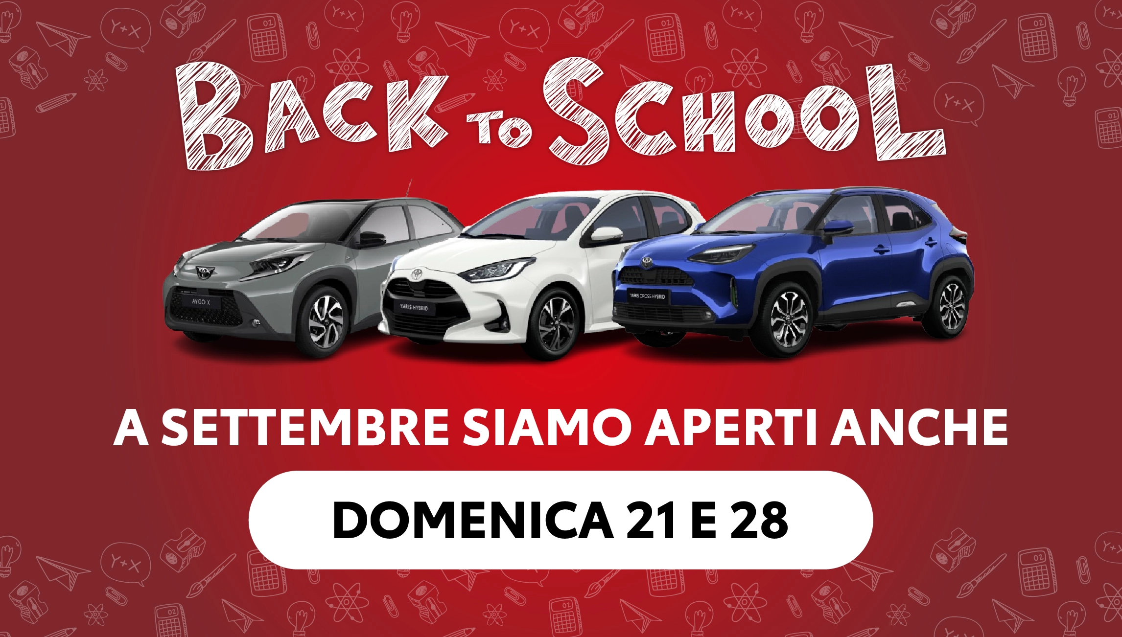 Toyota Back To School - Open Weekend - Settembre 2025