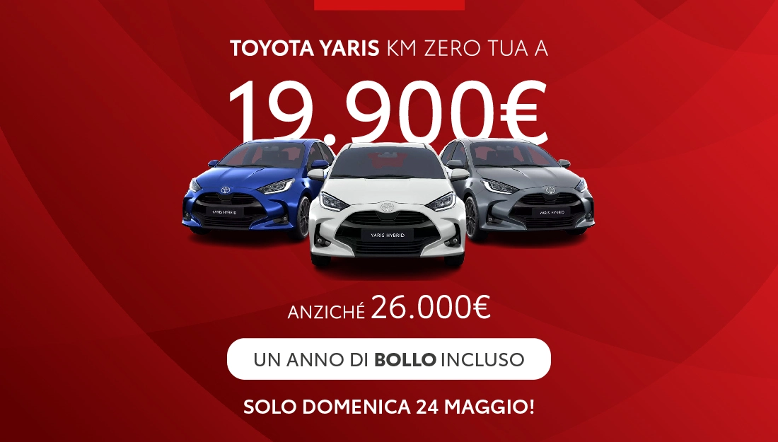 Open Weekend TOYOTA - 24 maggio 2026