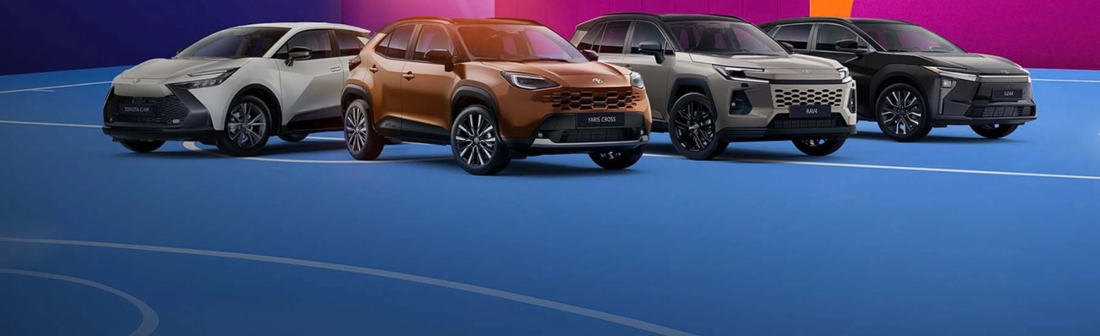 Scegli la tua Toyota tra i modelli disponibili.