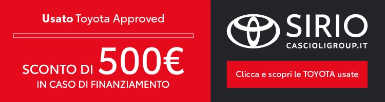 TOYOYA - Promo Usato 500€ sconto con finanziamento - Apr26